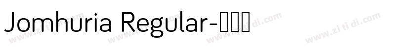 Jomhuria Regular字体转换